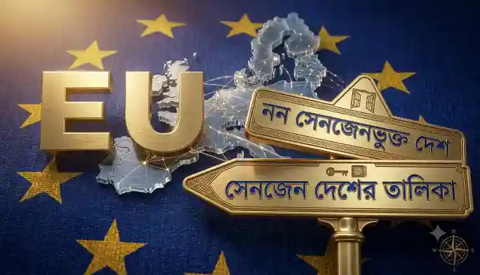 নন সেনজেন ভুক্ত দেশের তালিকা