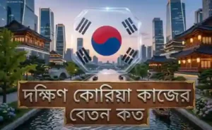 দক্ষিণ কোরিয়া কাজের বেতন কত