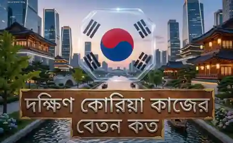 দক্ষিণ কোরিয়া কাজের বেতন কত
